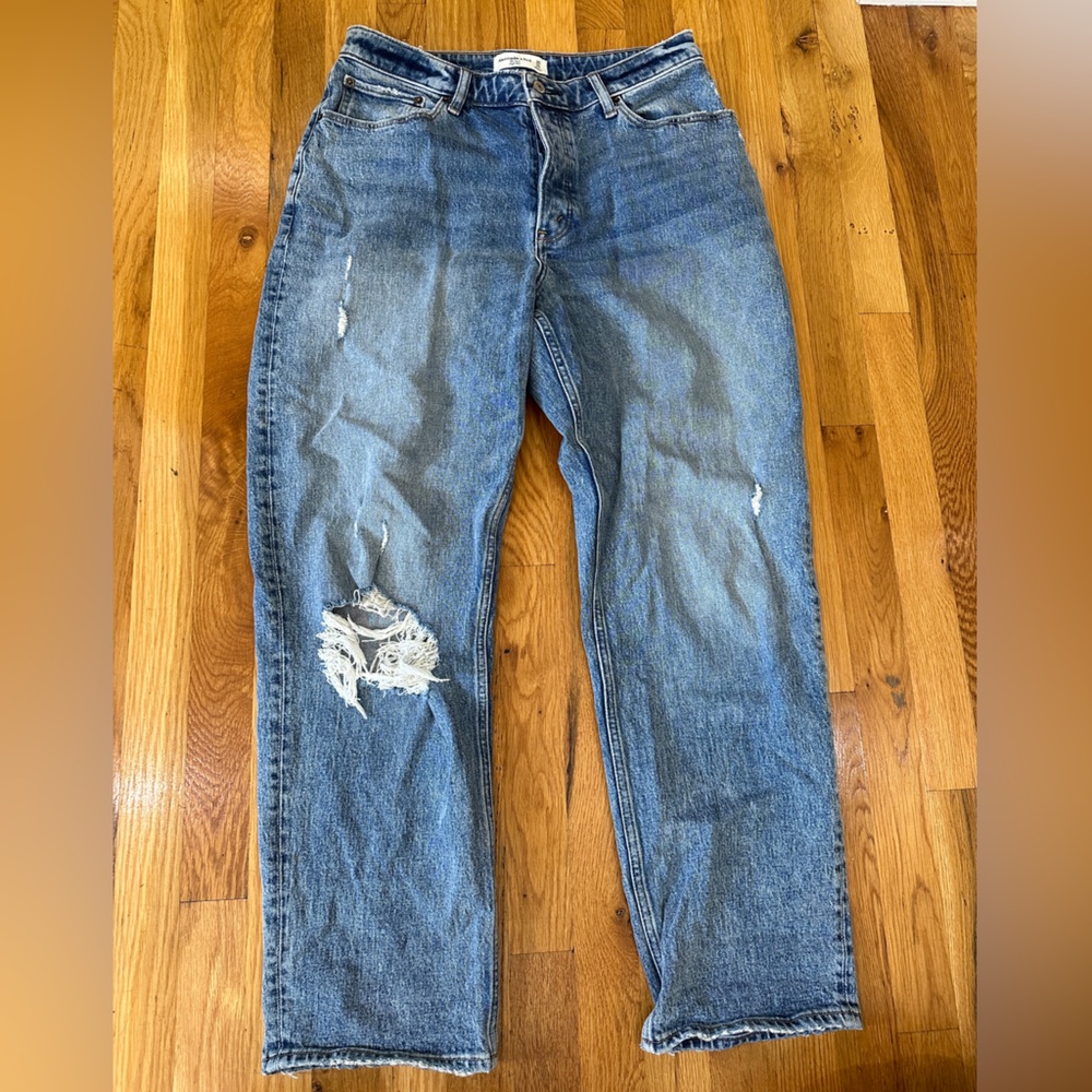 Abercrombie & Fitch High Rise Dad Jeans